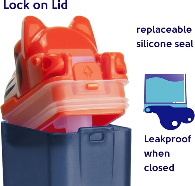 Reusable Water Bottle | Officially Licensed NCAA Sports Bottle | BPA Free | Dishwasher Safe | Tiger Aubie Mascot | 8 oz Drink in auburn Box - Auburn University