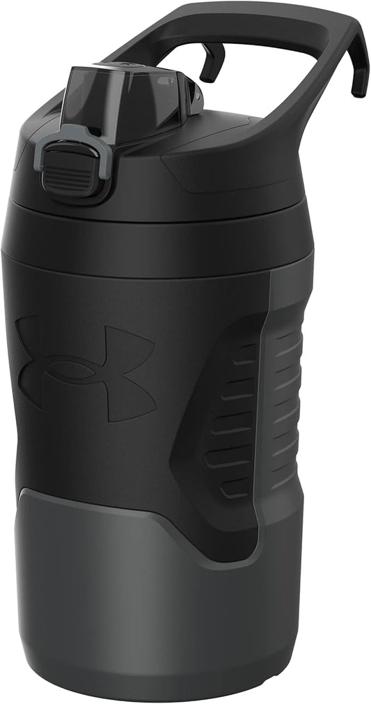 Under Armour Sports Water Jug, 32 oz Insulated Water Bottle w/Handle, Fence Hook, Leak Resistant, Baseball, Football & More