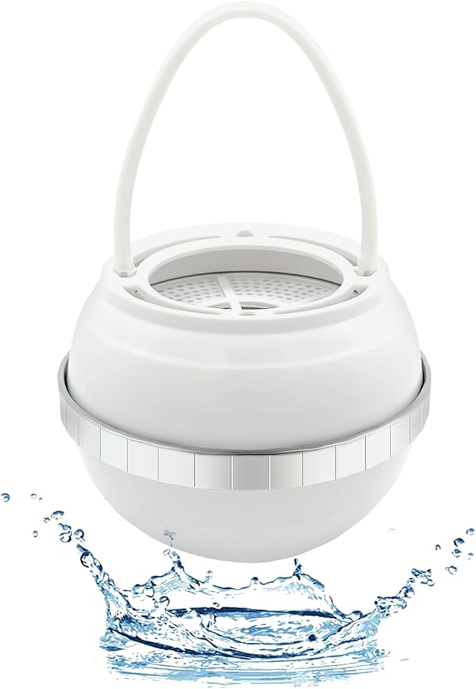 Bath Ball Filter | Bathtub Water Filter for Tub Faucet | Purify Bathwater for Healthier Skin and Hair | 2,500 Gallons of Filtration | BPA Free