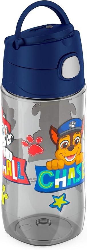 THERMOS FUNTAINER 16 Ounce Plastic Hydration Bottle with Spout, PAW PATROL