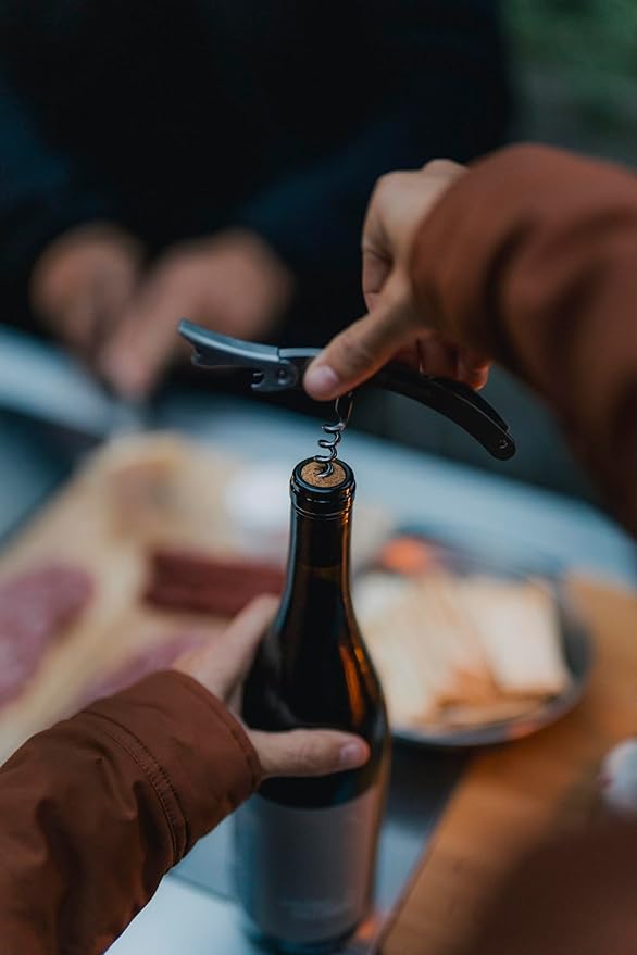 Snow Peak Stainless Steel Sommelier Knife, Wine Corkscrew