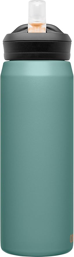CamelBak Eddy+ Water Bottle with Straw 25oz - Insulated Stainless Steel, Forest Floor