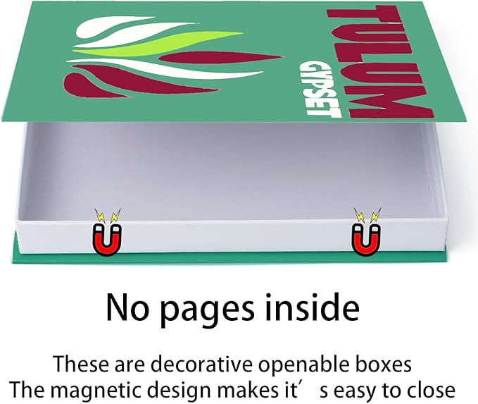 Preppy Room Decor Aesthetic,Coffee Table Books Decor,Preppy Books,Miami Book，Ddecorative Books for Home Decor Set of 3 (Green)