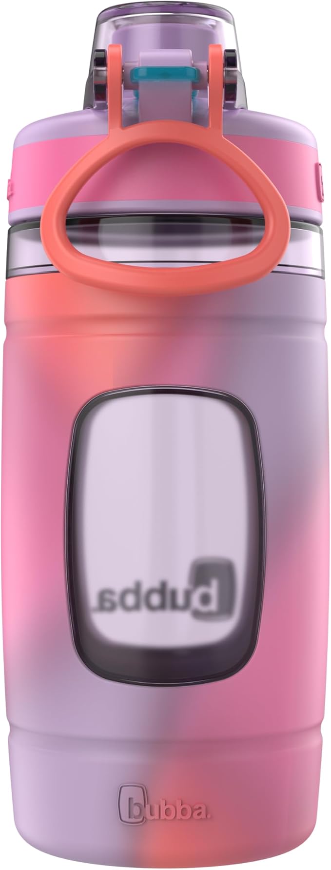 Bubba Kids Flo Silicone Sleeve and Wide Mouth, 16oz. Water Bottle, Medium, Multi, Frost (Tie Dye)