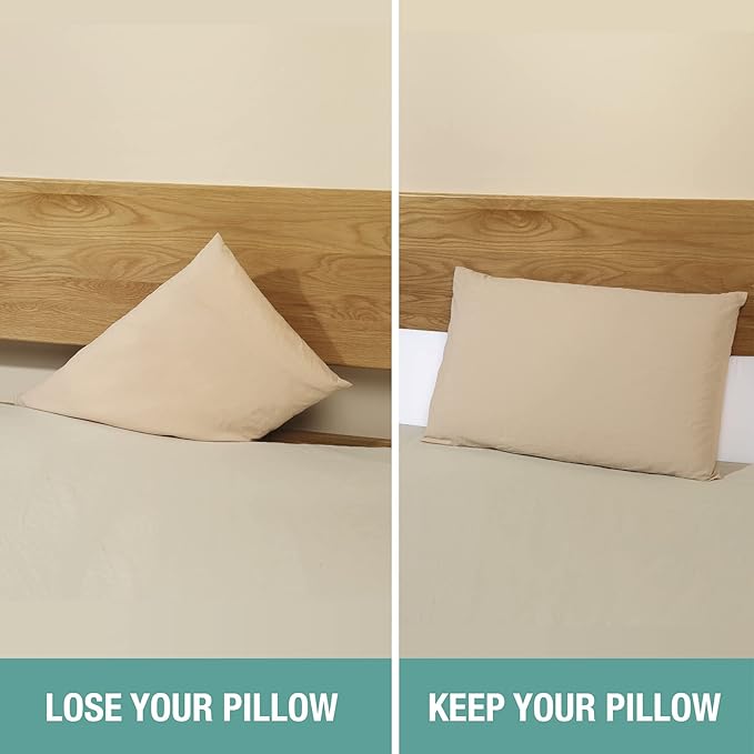 Vekkia King Bed Wedge Pillow for Headboard/Wedge Pillow Headboard/Bed Gap Filler/Headboard Pillow,Pillow Wedge for Headboard Gap Between Mattress and Headboard,Stop Loosing Your Pillows(White)