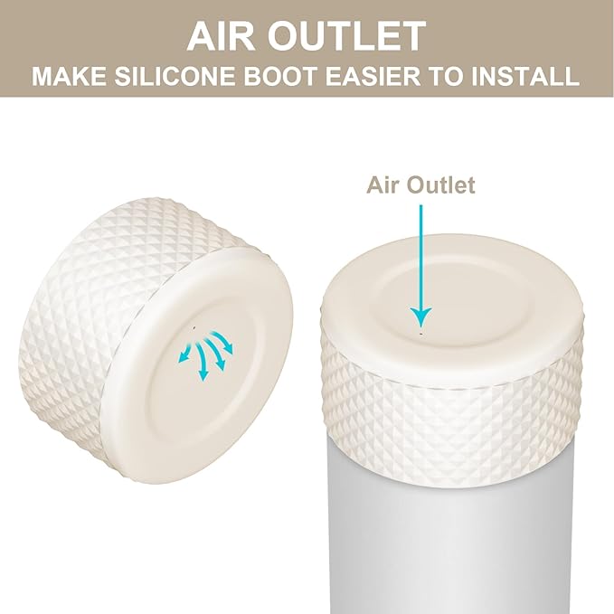 Silicone Boot for Owala Water Bottle 24 oz 32 oz 40 oz, Anti-Slip Protective Sleeve for FreeSip/Twist/Flip Stainless Steel Water Bottles Accessories