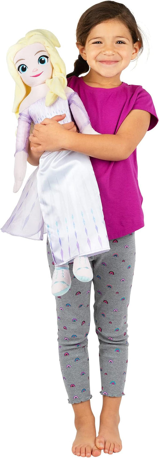 Disney Frozen Elsa Kids Bedding Super Soft Plush Cuddle Pillow Buddy, "Official" Disney Product By Franco