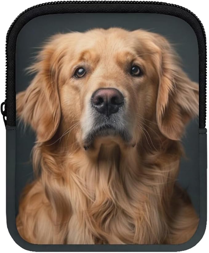 Golden Retriever Stanley Cup Pouch with Adjustable Strap Water Bottle Storage Bag 20oz-40oz IceFlow Tumbler Pouch for Stanley Accessories