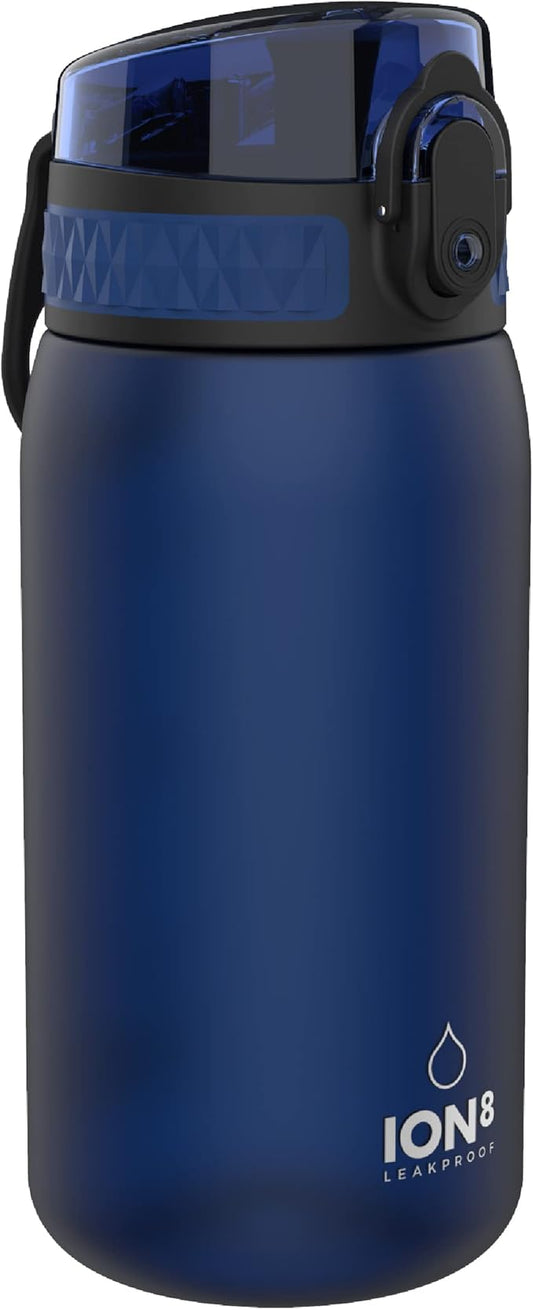 Ion8 Pod Leak Proof BPA Free Kids Water Bottle, 350ml (12 oz), Frosted Navy (B074W4BDG4)