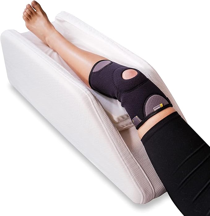 Adjustable Leg, Knee, Ankle Support and Elevation Pillow | Surgery | Injury | Rest | (Short)