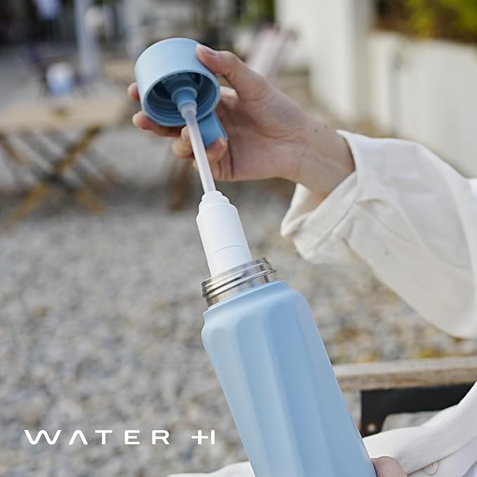 PureSip Vita Smart Water Bottle: BPA-Free Insulated Stainless Steel Bottle, Bluetooth Intake Smart Tracker & Reminder to Drink with Filter & Straw, Ideal Gift for Dad (18 oz)