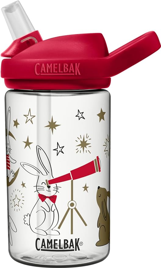 CamelBak Eddy+ 14oz Kids Water Bottle with Tritan Renew – Straw Top, Leak-Proof When Closed