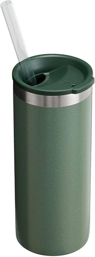 STANLEY Everyday Slim Can Cooler Cup for 10 oz | Steel Drink Holder for Beer, Seltzers, Soda, and Energy Drinks| Hold-Tight Tabs | Dishwasher Safe | Doubles as Tumbler