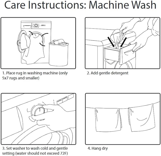 Machine Washable Bubbles Design Laundry Room Rug Non-Slip Rubberback 2x5 Laundry Runner Rug for Laundry Room, Bathroom, Washroom, 20" x 59" Oval, Red/Yellow