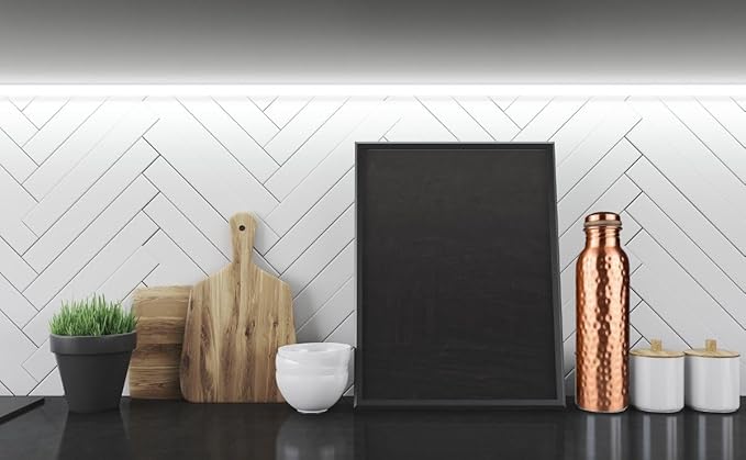 Himalayan Ayurveda Copper Water Bottle (32oz/950 ml) 100% Pure Handmade Hammered Ayurvedic Pure Copper Vessel for Drinking Heavy Duty & Leak-proof|Copper Water Bottle For Home, Office and Gifting