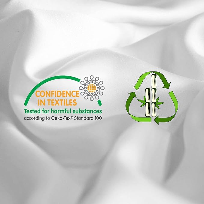 Honeydew King Side Pillow Case - Fits The Scrumptious and Essence Curved Pillows for Side Sleeping - Comfortable and Soft Cooling Bamboo Fabric - King Size (Morning Mint Green)