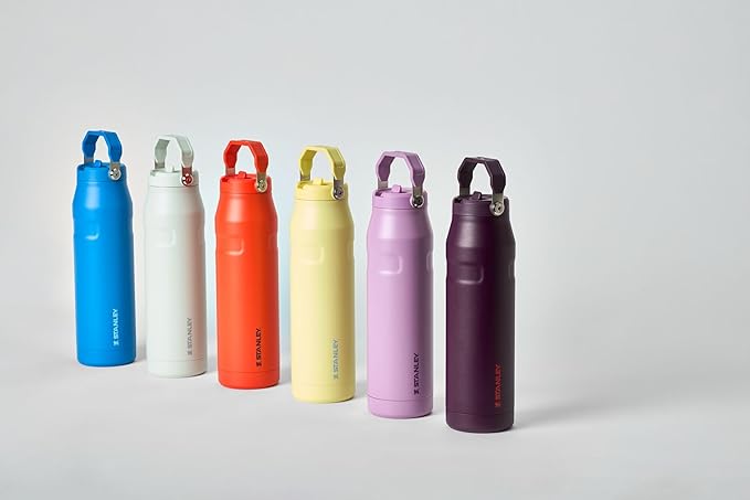 Stanley IceFlow Flip Straw 2.0 Water Bottle| Built-In Straw with Larger Opening | Lightweight & Leak-Resistant | Insulated Stainless Steel | BPA-Free