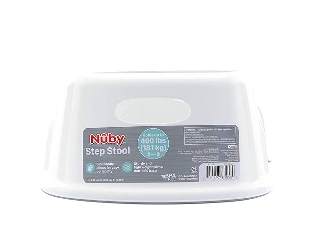Nuby Step Up Stool for Kids, for Bathroom, Kitchen, and Potty Training