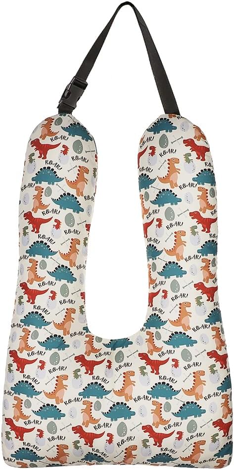 Car Travel Pillow for Kids Adults Soft Neck Pillow Head and Body Support Pillow Breathable Seat Pillow Car Aircraft Travel Pillow Neck Support Pillow Cushion for Long Journey Travel Accessories