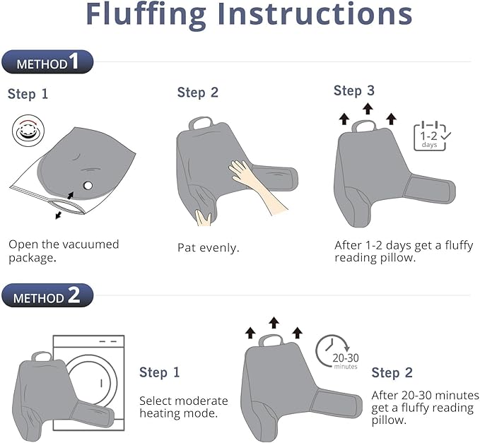 Sasttie Reading Pillow for Sitting in Bed Adult, Velvet Back Pillow for Bed Sitting Up, Backrest Back Support Chair Pillow, College Dorm Essentials for Girls and Boys, Grey Purple