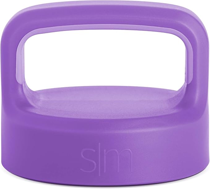 Simple Modern Wide Mouth Lid Leak Proof Straw Chug Handle Flip Fits Summit Water Bottles and Hydro Flask, Lilac