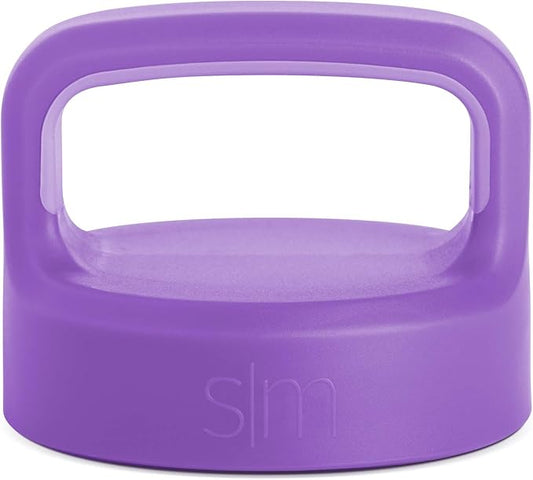 Simple Modern Wide Mouth Lid Leak Proof Straw Chug Handle Flip Fits Summit Water Bottles and Hydro Flask, Lilac