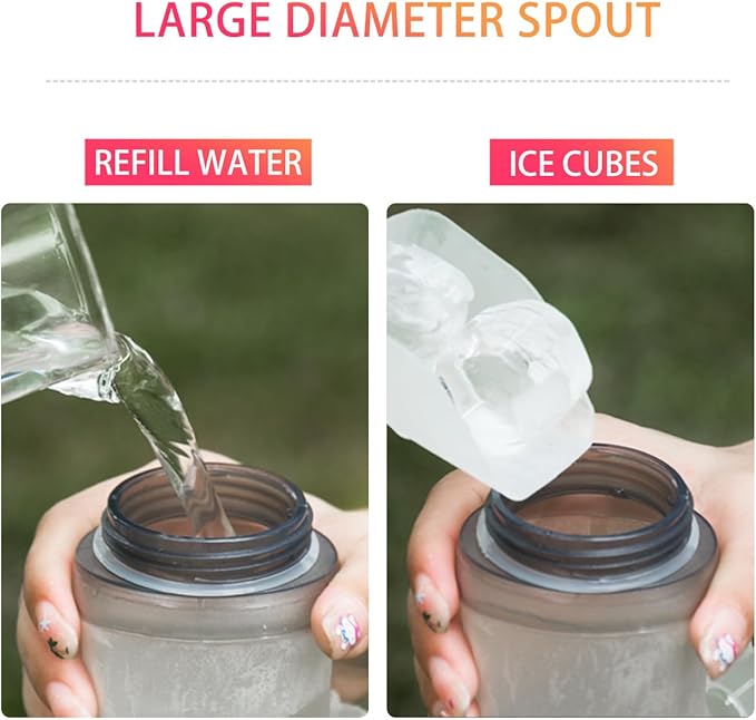 Soft Flasks Soft Running Water Flask Collapsible Soft Water Bottles Small BPA-Free for Sports Hiking Hydration Pack 500 ml/17oz，300 ml/10oz（500ml,red）