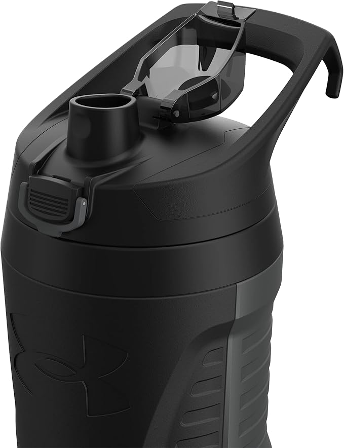 Under Armour Sports Water Jug, 32 oz Insulated Water Bottle w/Handle, Fence Hook, Leak Resistant, Baseball, Football & More