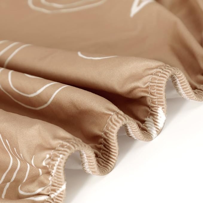 GRSSDER Stretchy Ultra Soft Jersey Knit Fitted Pack n Play Sheets Set 2 Pack, Neutral Portable/Mini Cribs Sheets, Fit Playpen Mattress Pads Safe and Snug, Jungle Bear/Rainbow for Baby