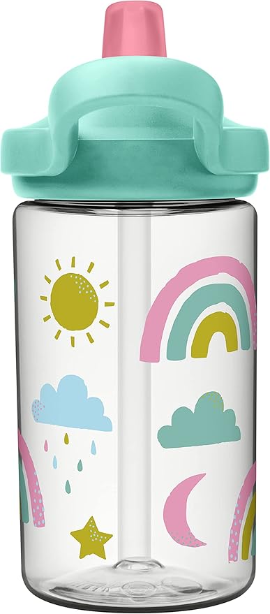 CamelBak Eddy+ 14oz Kids Water Bottle with Tritan Renew – Straw Top, Leak-Proof When Closed - Limited Edition Colors
