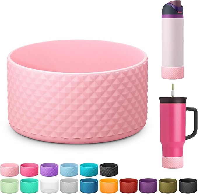 Silicone Boot for Owala Water Bottle 24 oz 32 oz 40 oz, Anti-Slip Protective Sleeve for FreeSip/Twist/Flip Stainless Steel Water Bottles Accessories