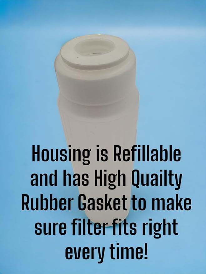 CFS – Replacement Color Indicating DI Resin Cartridge Compatible with HL22121, Stealth-RO150/300 RO System Models – RO/DI System Replacement Cartridge – 10 inches Resin Cartridge