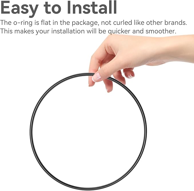 Water Filter O-Ring, 3 Pack for Pentair Pentek Big Blue Water Filters, Whole House Water Filter O-Ring Replacement for 151122