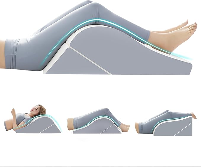 Wedge Pillow for Sleeping, Orthopedic Bed Wedge Pillow Set, 15-in-1 3PCS Adjustable Memory Foam Wedge Pillow Post Surgery, 9 &16 & 20 inches Height 3-in-1 Incline Wedges Pillows (White 2-Piece Set)