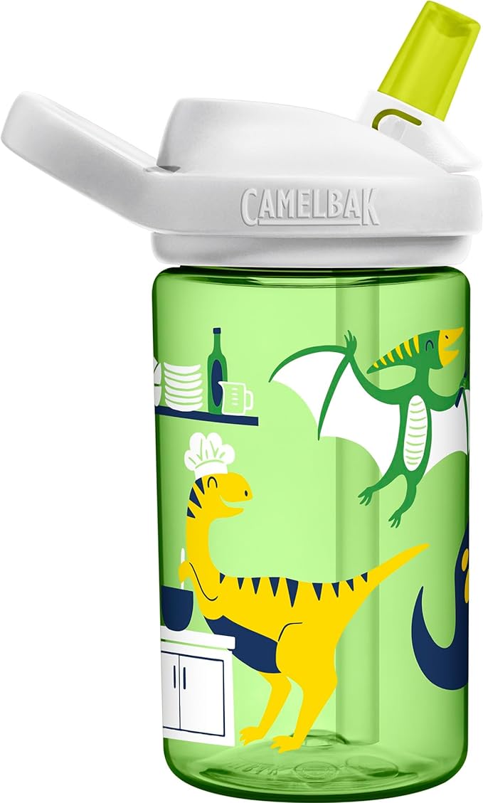 CamelBak Eddy+ 14oz Kids Water Bottle with Tritan Renew – Straw Top, Leak-Proof When Closed - Limited Edition Colors