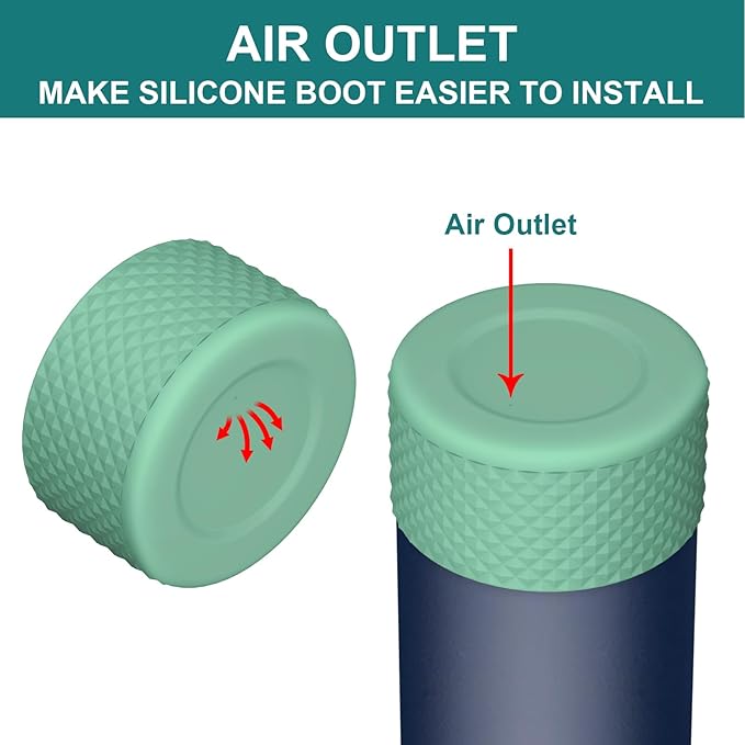 Silicone Boot for Owala Water Bottle 24 oz 32 oz 40 oz, Anti-Slip Protective Sleeve for FreeSip/Twist/Flip Stainless Steel Water Bottles Accessories