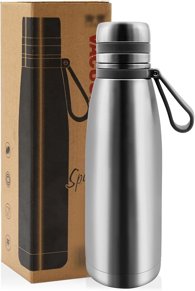 37oz Thermos for Hot and Cold Drinks, Coffee Thermos Water Bottle, Wide Mouth Thermal Cups- Leakproof Stainless Steel Insulated Thermos - Commute, Travel, and Picnic Friendly