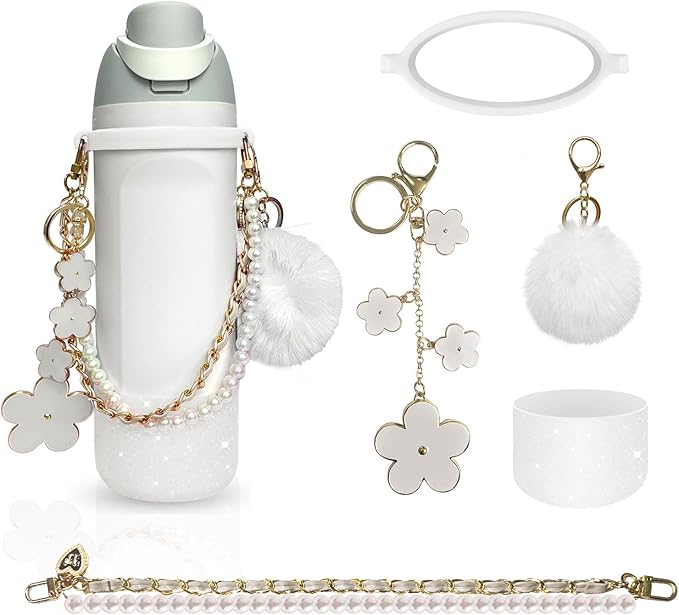 Water Bottle Handle Strap Compatible for Owala Accessories Compatible for Owala Boot Compatible for Owala Charms- Convenient, Stylish & Durable Hydration Solution for On-the-Go 24oz 32oz