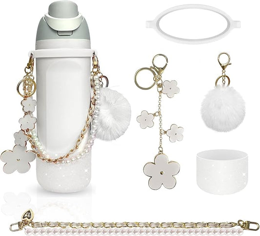 Water Bottle Handle Strap Compatible for Owala Accessories Compatible for Owala Boot Compatible for Owala Charms- Convenient, Stylish & Durable Hydration Solution for On-the-Go 24oz 32oz