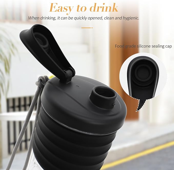 Shaker Bottle for Protein Mixes，24 oz，Protein Shaker Bottles with Whisk Ball, Mixer Bottle, Protein Bottle,Portable Pre Workout Whey Protein Drink Shaker Cup，Black