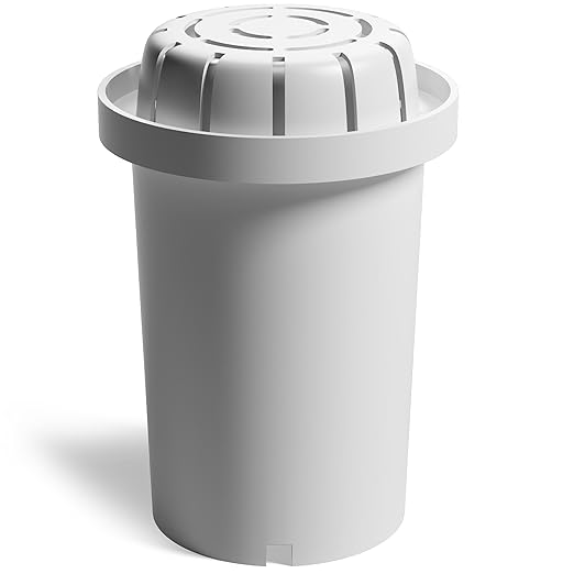 Filter Replacement for oceanade 9 Liter Glass Countertop Water Filter - 9L (2.25 Gallon) Alkaline Water Purifier - No Electricity, Plumbing Needed - Home Counter Top Filtration Dispenser 1 Pack