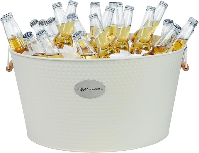 Large Ice Buckets, Banquet Ice Buckets, Cocktail Bar Ice Buckets, Home And Kitchen Beverage Beer Ice Buckets (white1)