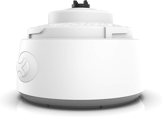 Promixx Original Shaker Bottle (MiiXR Edition) - Battery-powered for Smooth Protein Shakes - BPA Free, 20oz Cup (White/Gray)