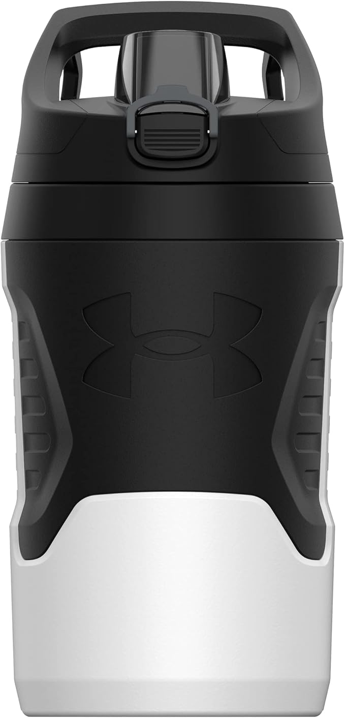 Under Armour Sports Water Jug, 32 oz Insulated Water Bottle w/Handle, Fence Hook, Leak Resistant, Baseball, Football & More