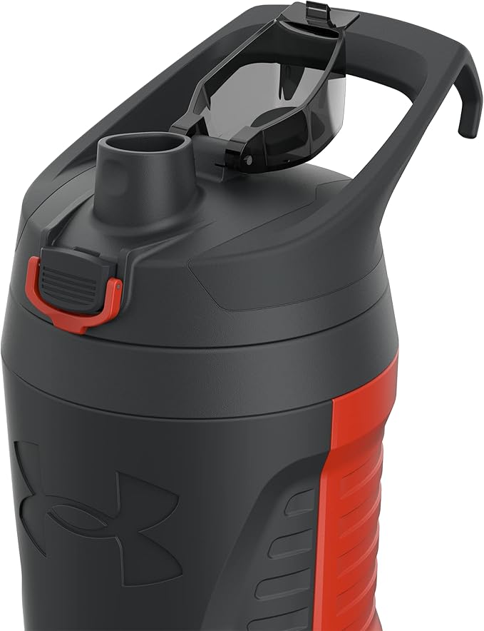 Under Armour Sports Water Jug, 32 oz Insulated Water Bottle w/Handle, Fence Hook, Leak Resistant, Baseball, Football & More