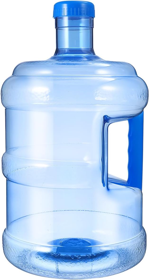 PACKOVE 5L Water Bottle Gallon Water Bottle Plastic Water Jug with Handle Leak Proof Water Bottle Reusable Water Jug for Gym Sports Office Daily