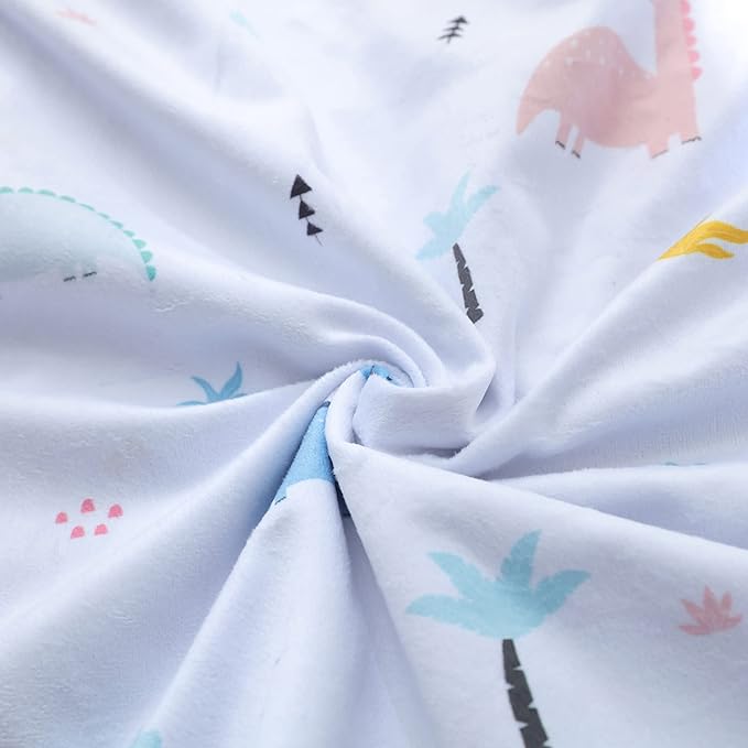 Baby Blanket for Boys Girls Super Soft Blanket,Fluffy Warm Lightweight Baby Receiving Blankets,Double Layer with Dotted Backing for Toddler Nursery (Dinosaur, 30 * 40inch)