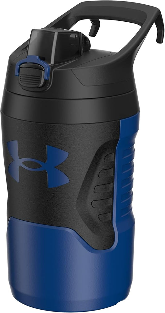 Under Armour Sports Water Jug, 32 oz Insulated Water Bottle w/Handle, Fence Hook, Leak Resistant, Baseball, Football & More