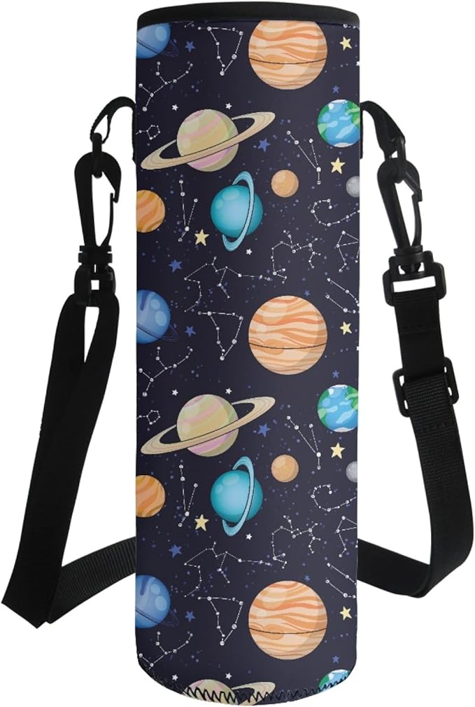 Jndtueit Basketball Water Pouch Holder, Soccer Bottle Cooler Cover Holder Strap for Outdoor Sports Gym Camping Walking