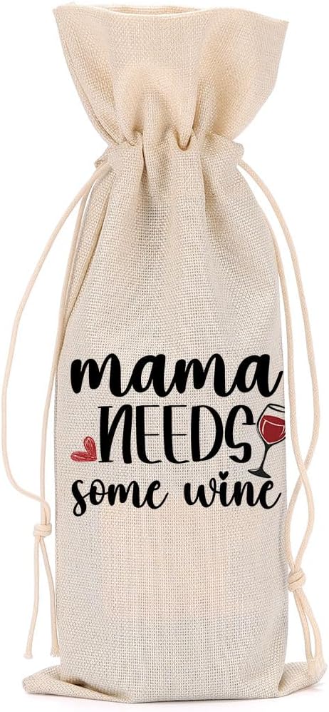 Funny Wine Quotes Wine Bag Wine Tasting Party Supplies for Wine Lovers Women Men Bride Groom Mom Christmas Birthday Wedding Bachelorrette Party Wine Bags